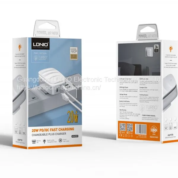 LDNIO A2425C 20W LED Lamp & Fast Charger US/EU/UK photo-2