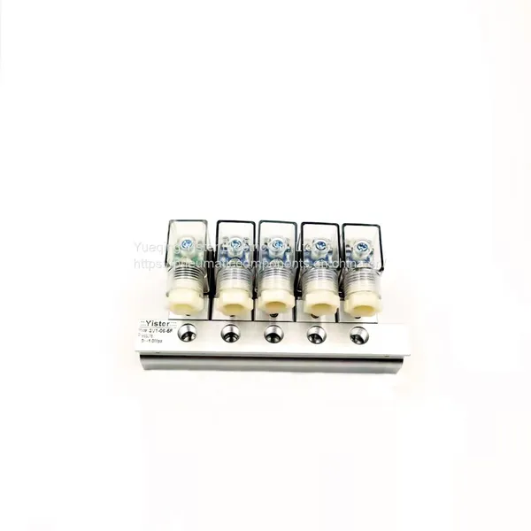 3/2 Way Direct Acting Multiple Solenoid Valve Manifold photo-3