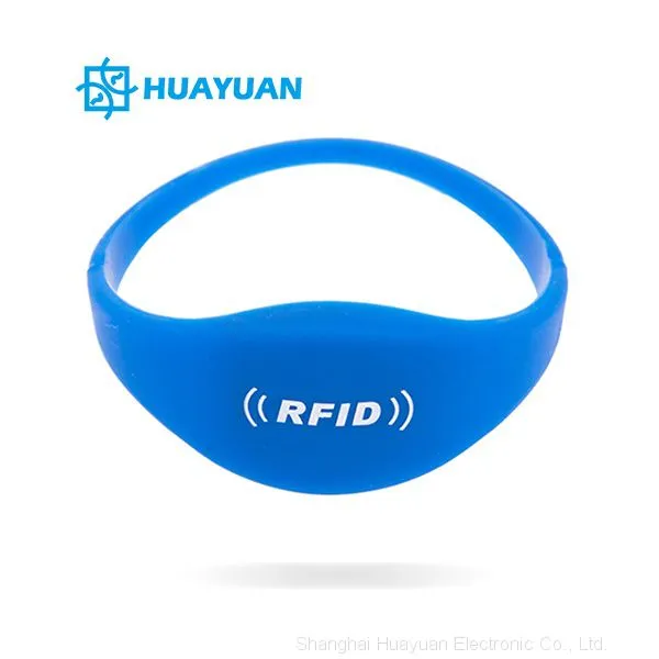 Loyalty System 13.56MHz NFC NTAG216 Adjustable Slim RFID Silicone Wristbands photo-4