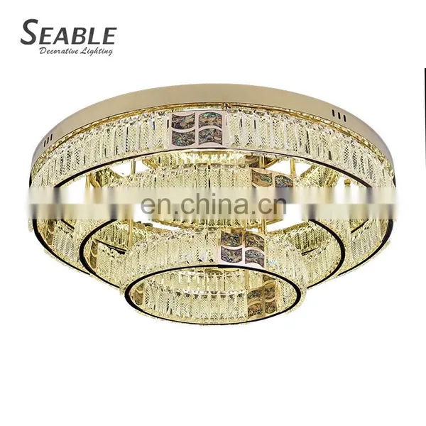Luxury Style Interior Decoration Dining Room Living Room Modern Crystal LED Ceiling Lamp photo-4