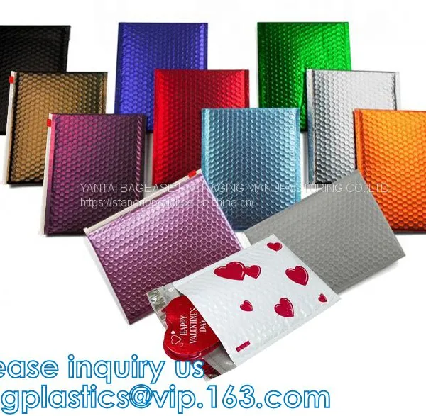 Make Up Cosmetic Packing Mini k Bags Cushioning Laser Pvc k Bubble Bag Holographic Zipper Bag PVC Laser C photo-3