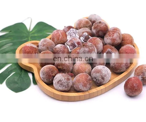 Sinocharm BRC-A Approved Frozen Fruit IQF Lychee With Skin Whole Frozen Lychee photo-2