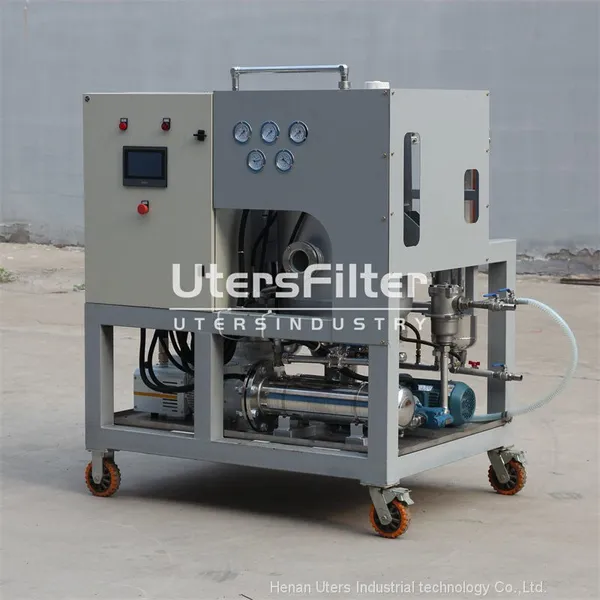 UTERS Transformer Oil Capacitor Oil Removal Water Removal Impurities Oil Purifier ZLYC-Z 100 photo-2