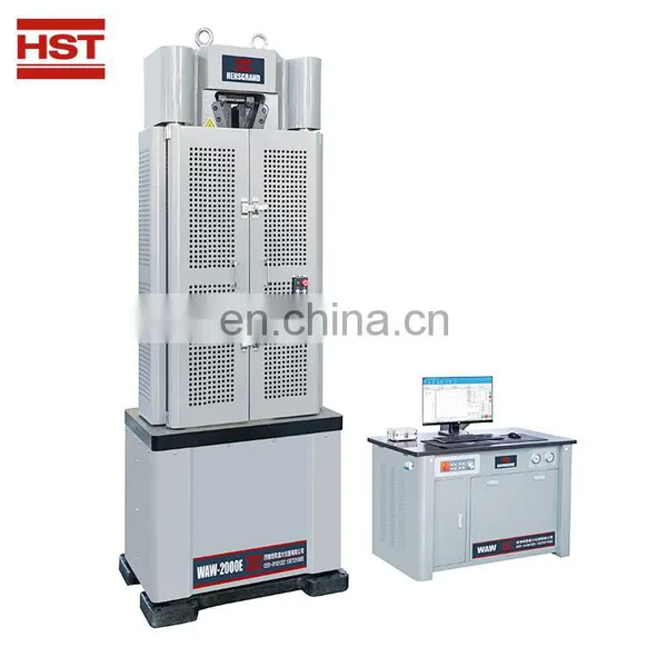 WAW-1000 Hydraulic Universal Testing Machine Price/Tensile Testing Lab Equipment+weight Load Cell