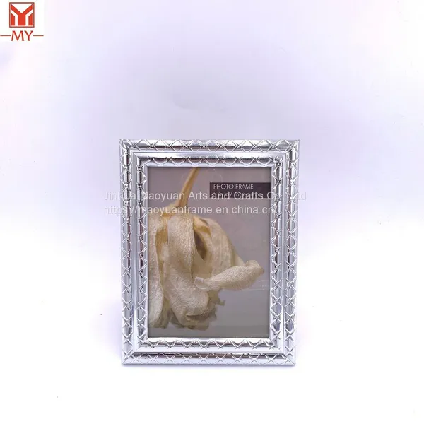 Creative Wedding Simple Photo Frame PS Plastic Silver Antique Photo Frame photo-2