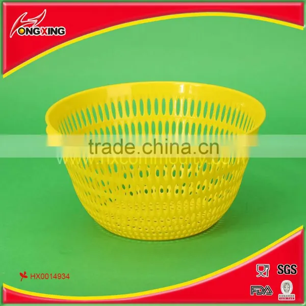Plastic Yellow Basket 2014 New Design