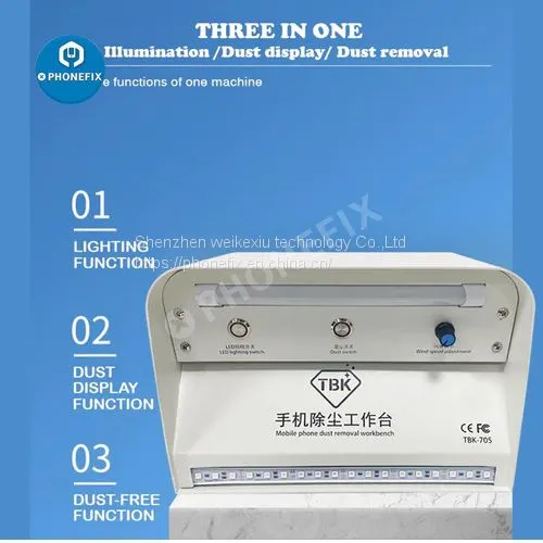 TBK-705 Mini Dust-free Cleaning Bench For Phone Refurbishing photo-2