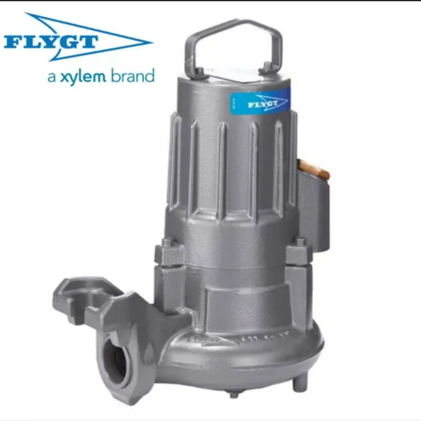 Flygt Selemer 3045 Submersible Sewage Pump Guide Rod Guide Chain Pump Seat Sweden photo-2