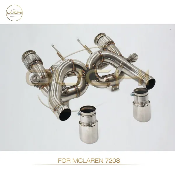 SS304 Exhaust System Catback for McLaren 720S Muffler With Tips High-performance Car Exhaust Parts