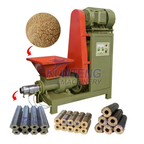 Máquina para fabricar briquetas de tallos de maíz, extrusora prensadora de briquetas de biomasa de estiércol de pollo