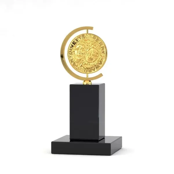In-Stock Wholesale: High-End, High-Quality Metal Tony Awards Trophy Replicas—Customizable With Engraved Logos and Text photo-3
