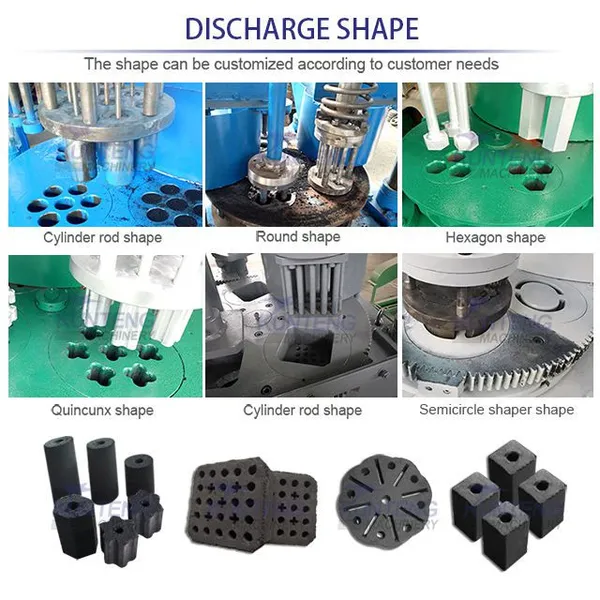 Energy Saving Manual Coal Heating Fuel Making Machine Carbon Black Honeycomb Small Briquette Machine EPC photo-3