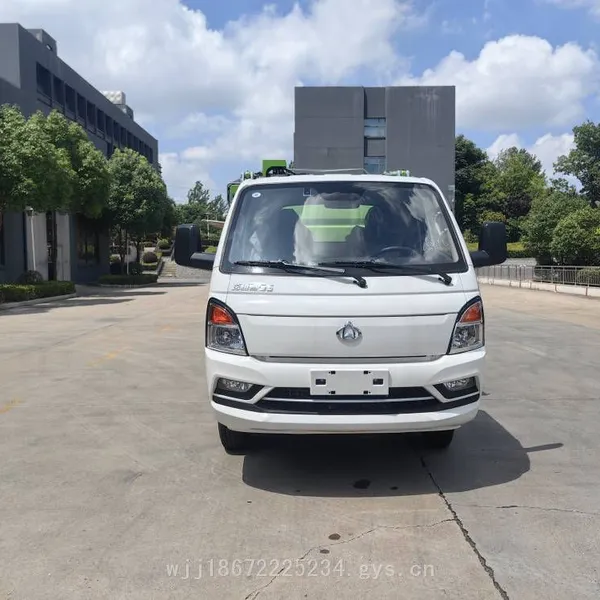 Changan d5 Pure Electric Green - Plated Self - Loading and Unloading Garbage Truck Clw5040zzzbevcdp photo-3