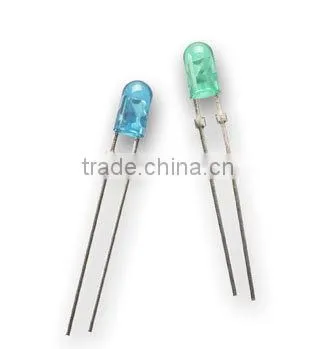 Diffused Green 5mm Oval Led Diode 110 / 60 Degree Viewing Angle photo-5