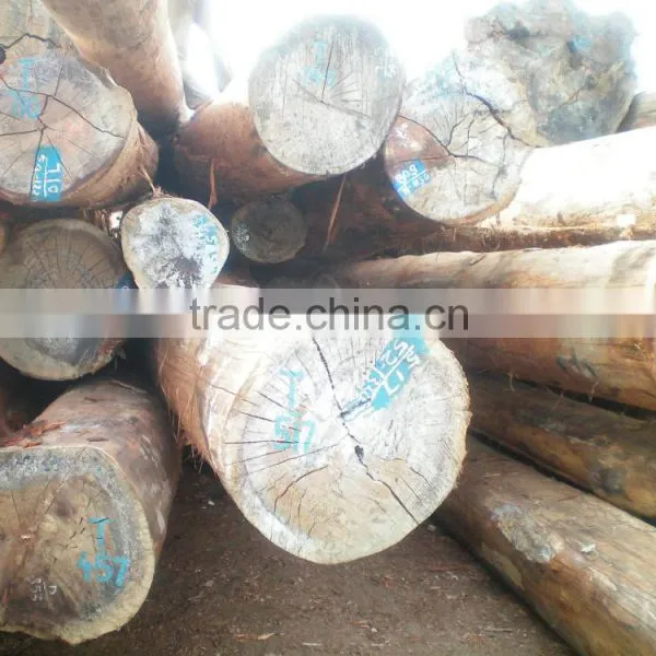Big Sale High Quality Round Logs Kerung Laos Wood photo-2