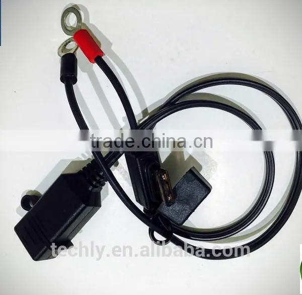 Techly USB To Tender Ring 7.5A Fuse Lead Electronic Wire Harness photo-2