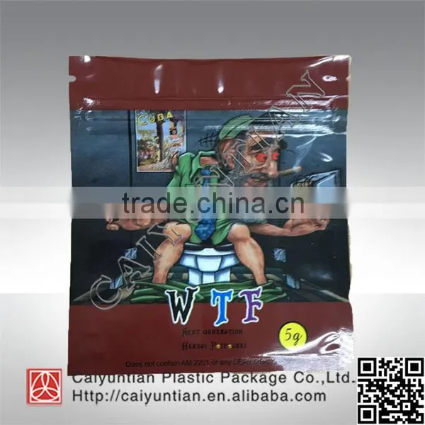 Custom 5g DEVIL EYE WTF Herbal Incense Packaging Bags photo-3