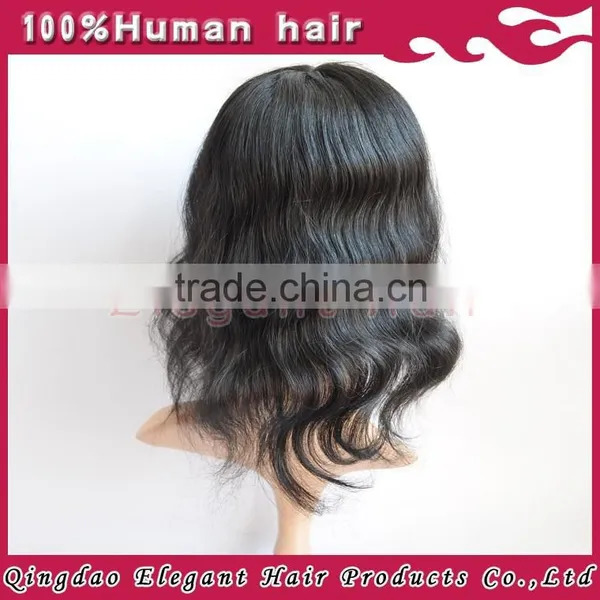 Brazilian Hair Human Hair Type and Yes Virgin Hair Human Hair Toupee for Women photo-3