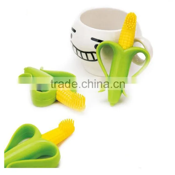 Hot Selling High Popular Quality Safe and Environment Friendly Novelty Baby/Silicon kids Toothbrush