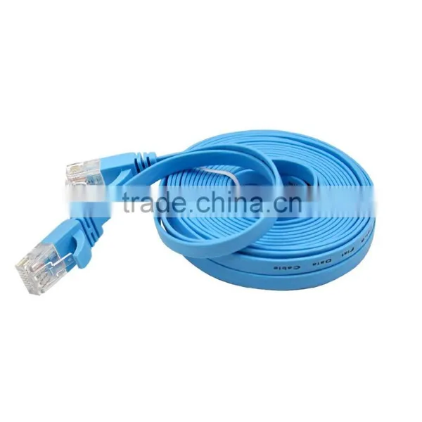 RJ45 Flat Flexiable Cat6 UTP Cable With High Quality photo-2