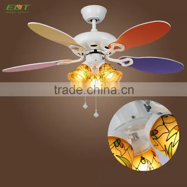 Asian Style Global Bulb Decorative Fan