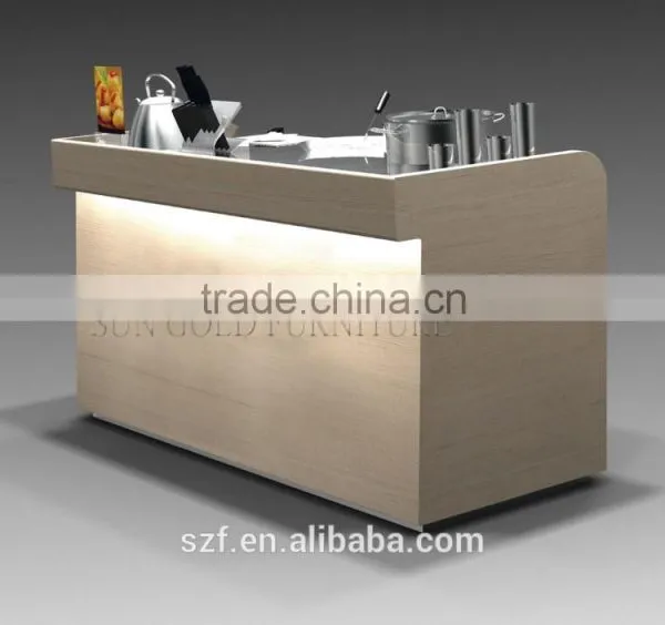 Wooden Display Stand For Supermarket and Shopping Mall Display Table(SZ-WDR003) photo-6
