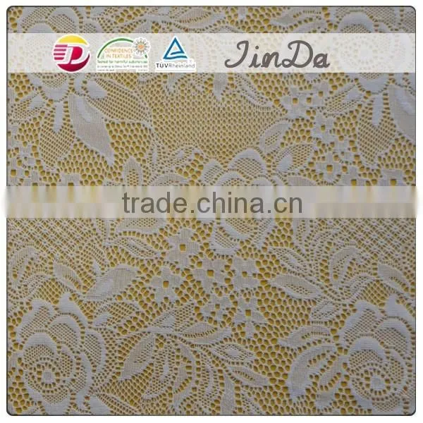 Flower Elastic Wedding Lace Fabric