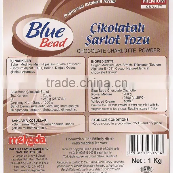CHARLOTTE POWDER TO PREPARE CAKE AND PASTRIES (GENERAL LIST) photo-6