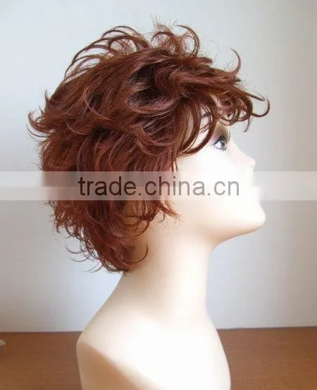Unproceesed Brazilian Human Hair Full Lace Wig Curly Full Cuticle Human Hair Wig photo-6