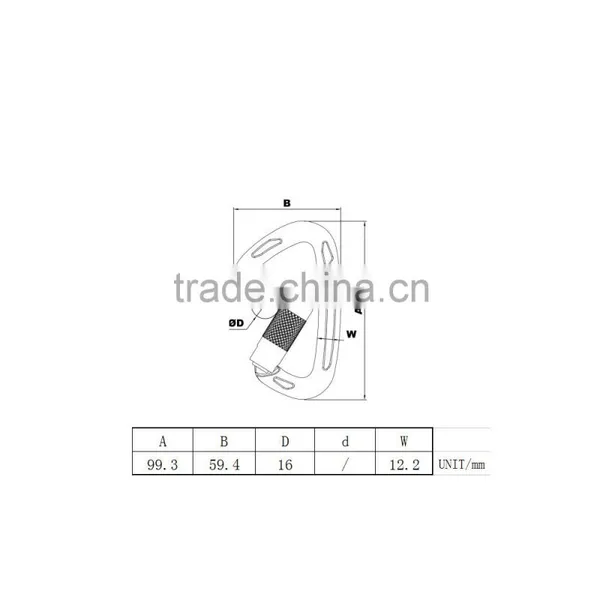 Yellow High Quality High Breaking Strength Aluminum Hook With Screw photo-2
