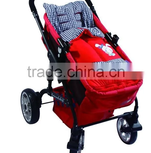 New Design Fashion Baby Stroller Footmuff With Embroider photo-3
