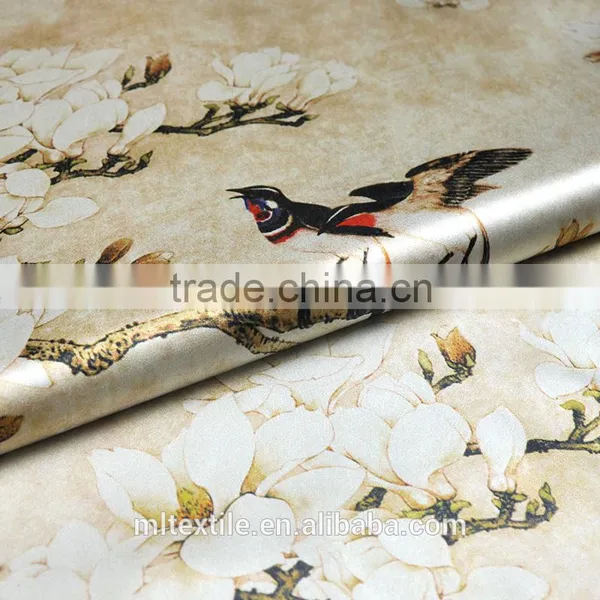High Quality Cheap Custom Print Stretch Silk Fabric photo-5