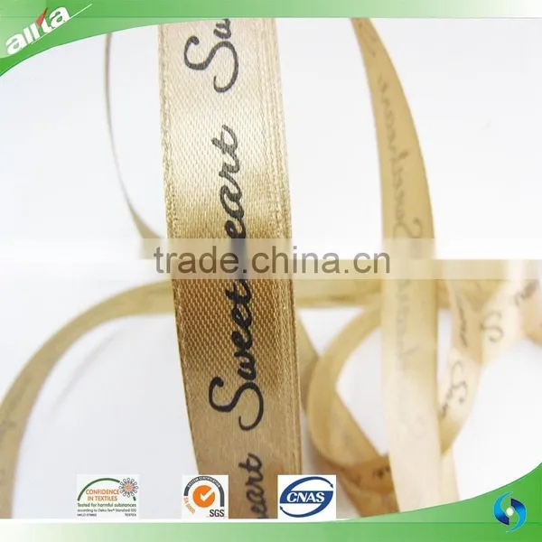 High Quality Custom Printed Polyester Satin Ribbon Most Popular photo-2