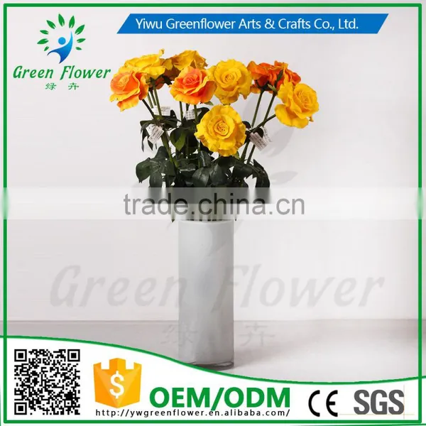 Greenflower 2016 Wholesale Handscrafts Real Touch Latex PU China Artificial Flowers Big Rose for Wedding Decoration Occation photo-5