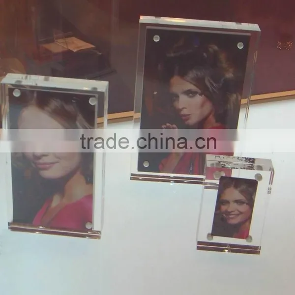 Customized Rectangle Magnetic Acrylic Photo Frame for Picture photo-6
