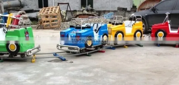 2016 Manufacture Outdoor Amusement Park Electric Trains for Sale photo-3
