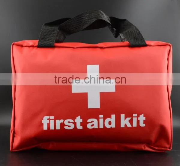 Emergency First Aid Travel Kit in Red Cross Bag for Outdoor Treatment photo-5