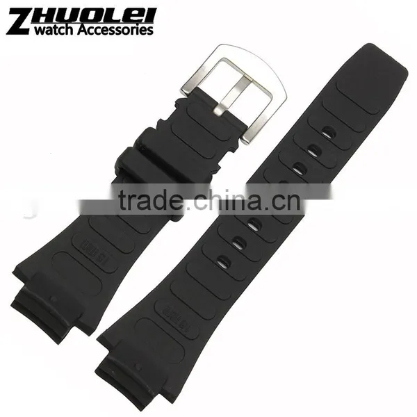 2015 New Style 25*16mm Silicone Watch Bracelet With Stainless Steel Pin Buckle Wholesale 3PCS photo-3