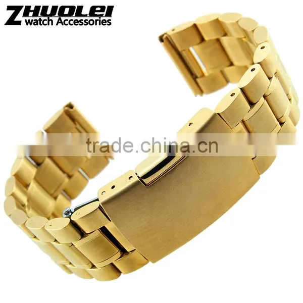 14|16|18|19|20|22|24mm High Quality Imported Stainless Steel Watch Band With Double Click Stainless Steel Buckle photo-4