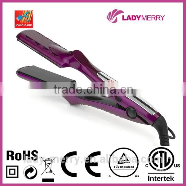 Professional 1.4" Digital Nano Silk Plates Hair Intertek Flat Iron