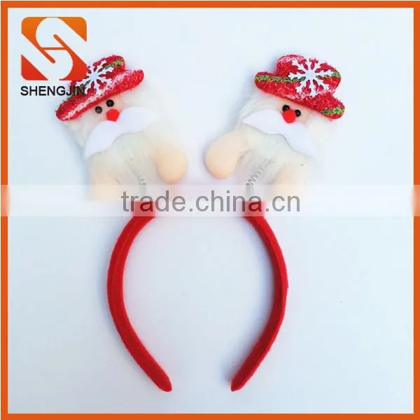 SJ-6759 New Cheap Sring Santa Design Christmas Headband Supplier photo-2