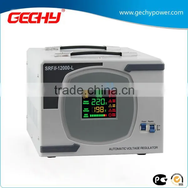 SRFII-12000-LED Desk Type Relay Control Type Stabilizer LED Digital Display Full Automatic AC Voltage Regulator