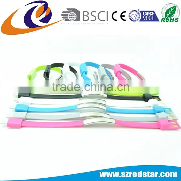 Wristband Micro USB Cable Bracelet Data Charging Line For Samsung HTC LG Android photo-6