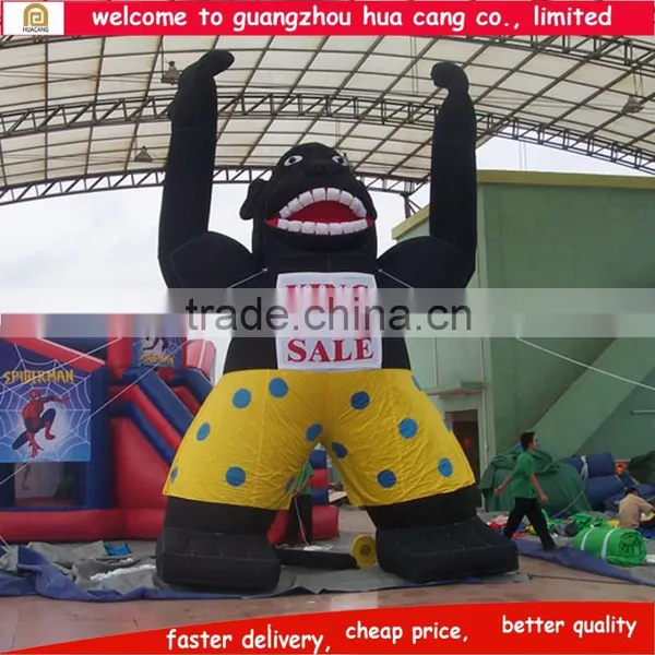 Top Selling Inflatable Promotion Cartoon / Inflatable Cartoon / Inflatable Gorilla Cartoon for Sale photo-4
