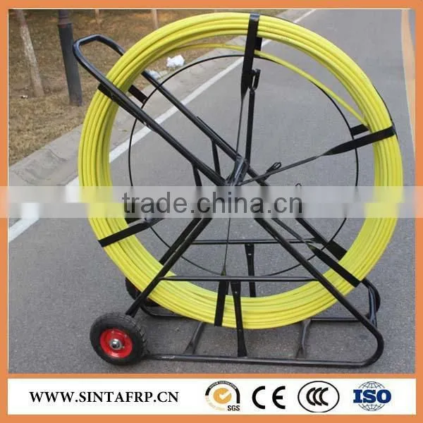Factory Price 10mm*150m Fiberglass Duct Rodder, Fiberglass Cable Snake , FRP Rebar Electrical Wiring Puller