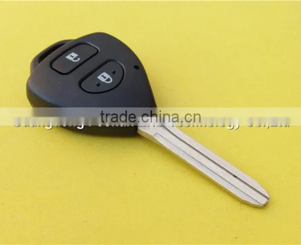 2 Buttons Spare Remote Key Shell for Toyota Carola Car Keys no Logo photo-4