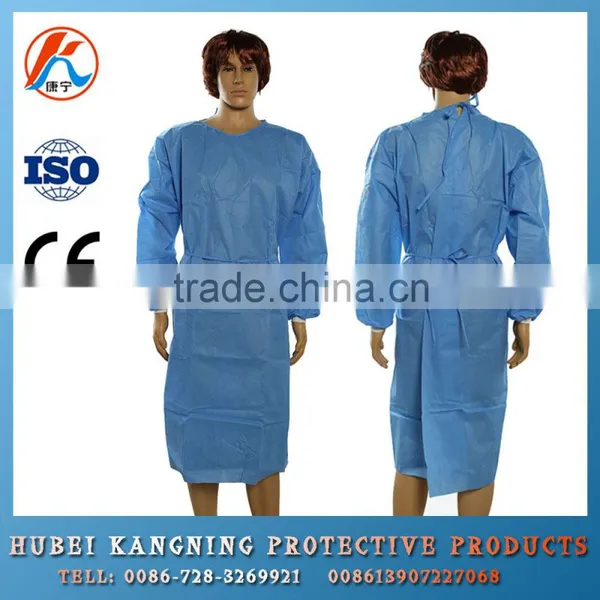 Nonwoven Visitor Gown Disposable Sterile Sms Surgical Gown photo-2