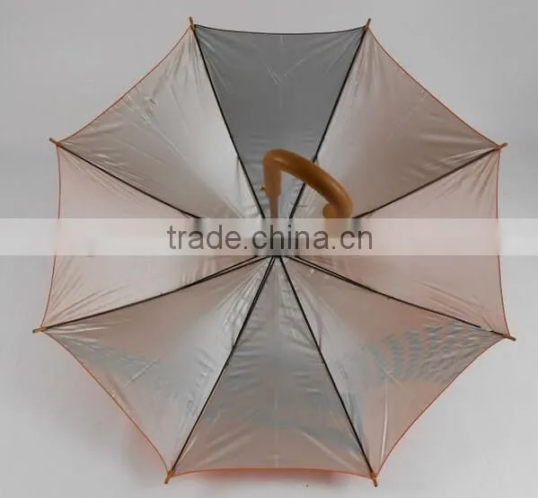 Customized Made Colorful Straight Best Selling Wooden Umbrella With Sunscreen photo-2