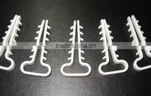 Plastic wall cable clip