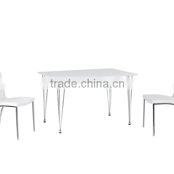 White PU Dining Chair